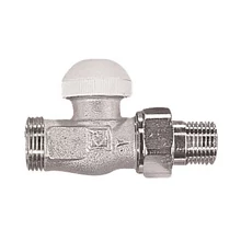 HERZ TS-90 termosztatizálható radiátorszelep egyenes 1/2", EK G3/4" külső menettel roppantógyűrűs