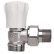 HERZ GP kézi radiátorszelep sarok 1/2", G3/4" külső menettel roppantógyűrűs