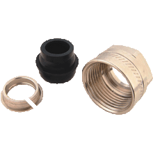 HERZ 15 mm-es csatlakozó G3/4"-es rézcsövekhez (EPDM gumis)