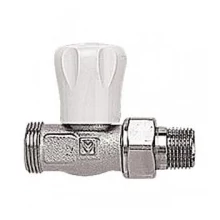 HERZ GP kézi radiátorszelep egyenes 1/2", G3/4" külső menettel roppantógyűrűs