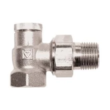 HERZ RL1 visszatérő radiátorszelep sarok, belső menettel 3/8"-3/4"-ig