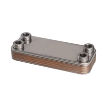 FixTrend ZB190-10 forrasztott lemezes hőcserélő, 10 lemezes, L=190mm, 4x3/4”