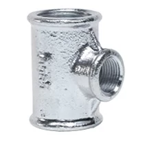 Horganyzott menetes szűkített T-idom (1/2"-2"-ig)