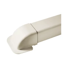 ARTIPLASTIC 09 talpas végelem, klímacsatornához, fehér, 90 x 65 mm