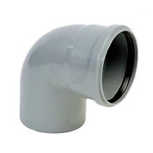 PVC lefolyó könyök idom 90°