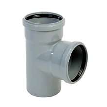 PVC lefolyó T-idom