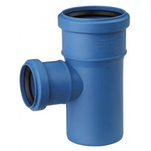 VALSIR TRIPLUS hangcsillapított szűkített elágazó T-idom, - 87°30' (32-160 mm-ig)