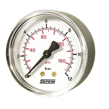 SITEM nyomásmérő hátsó csatlakozással 63 mm-es (4-6-10 bar)