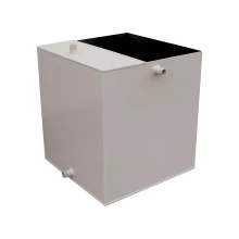 PEO T27/4 nyitott tágulási tartály, fém, 200l, 3db R1” menetvég, 570x570x625mm