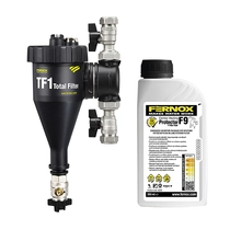 FERNOX TF1 TOTAL FILTER hidrociklonikus és mágneses vízszürő 22mm, 28mm, 3/4", 1"-ig