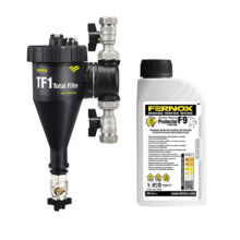 FERNOX TF1 TOTAL FILTER hidrociklonikus és mágneses vízszürő 22mm, 28mm, 3/4", 1"-ig