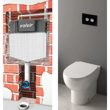 VALSIR falsík alatti WC tartály TROPEA S MURARE
