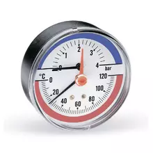 Watts thermomanométer hátsó csatlakozású (4 bar, 120°C)
