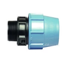 UNIDELTA műanyag kpe idom egyenes külső menetes 20-40 mm-ig