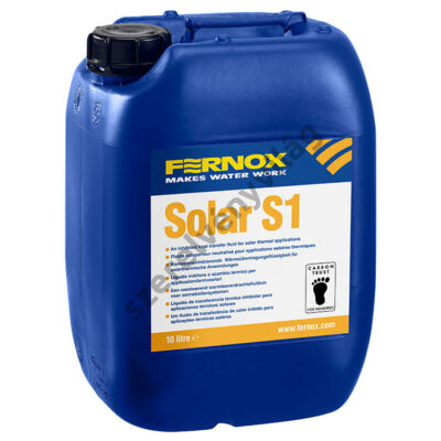 FERNOX SOLAR S1 inhibitoros hőátadó folyadék napkollektoros alkalmazáshoz 10L-20L