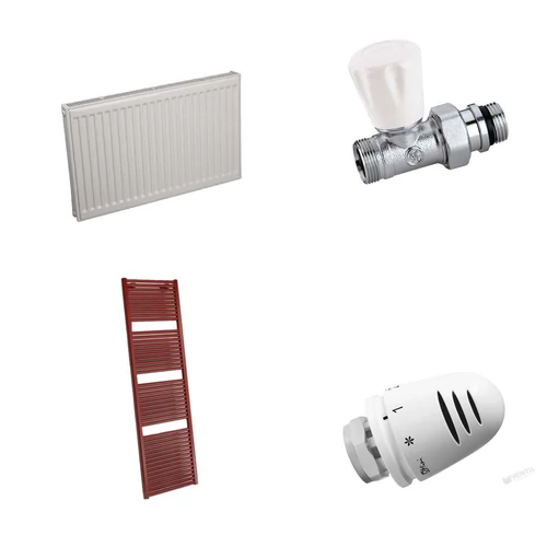 RADIÁTOROK, RADIÁTORSZELEPEK, FŰTŐBETÉTEK