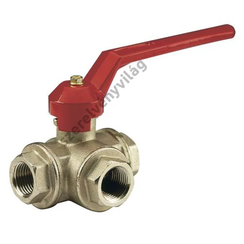 BIANCHI 3-útú golyóscsap (T-útú) 1/2"-6/4"-ig