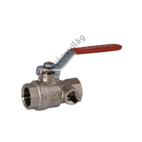 BIANCHI bb golyóscsap belső-belső menettel, T-karos (PN 25) leeresztővel 1/2"-1"-ig