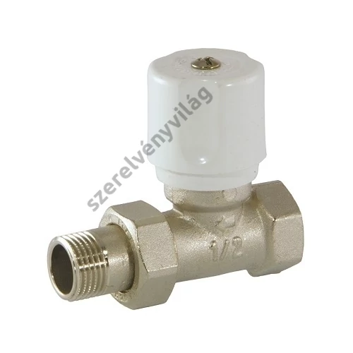 BIANCHI kézi radiátorszelep egyenes, belső menettel 3/8"-3/4"-ig