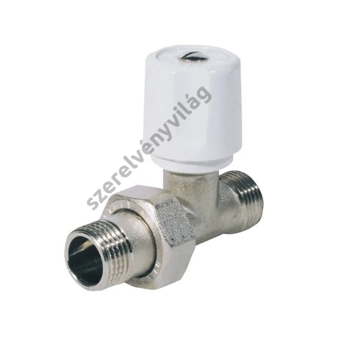 BIANCHI radiátorszelep egyenes 1/2", (eurokonusz) G3/4" külső menettel
