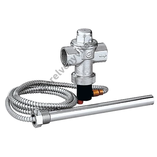 CALEFFI termikus biztonsági szelep, kettős biztonsági érzékelővel 3/4"-100 kW-ig