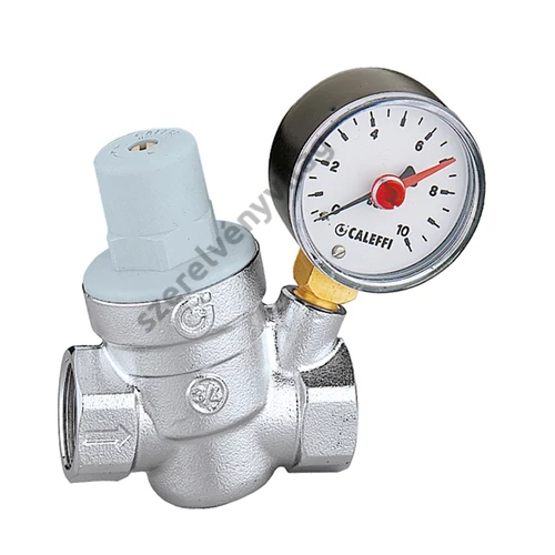 CALEFFI ferde nyomáscsökkentő manométerrel 1/2"-3/4"-ig