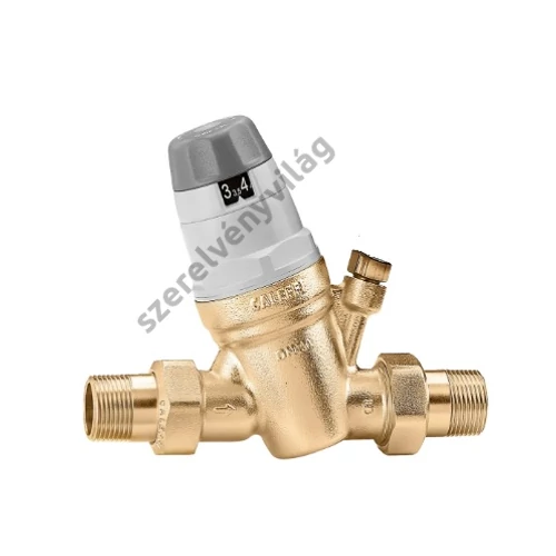 CALEFFI nyomáscsökkentő kézi állítású, 3/4"-1"-ig (óra nélkül)