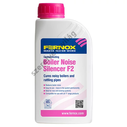 FERNOX BOILER NOISE SILENCER F2 (folyadék) - kazánzaj csökkentő 100 lier vízhez