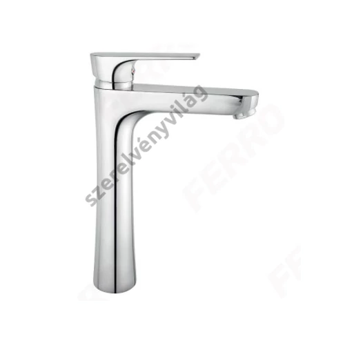 FERRO ALGEO SQUARE mosdócsaptelep, álló, magasított, króm