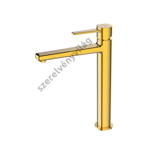 INVENA GLAMOUR INVENA TREND magasított mosdócsaptelep, álló, arany, PVD bevonat