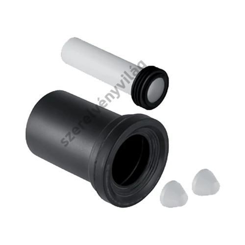 GEBERIT PE-mandzsettagarnitúra selyemfényű króm fedőkupakkal (90 mm)