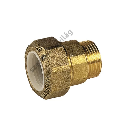 BIANCHI réz kpe külső menet műanyag szórítógyűrűvel 20-40 mm-ig (PN 16)