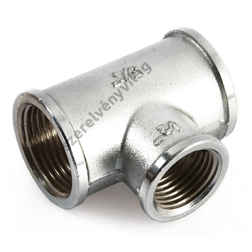 GENERAL FITTINGS krómozott T-idom középen szűkített 1/2"-tól 1"-ig