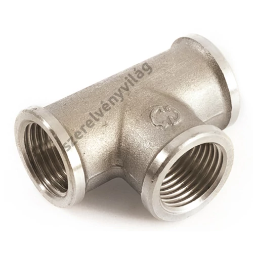 GENERAL FITTINGS nikkelezett T-idom 1/4"-tól 6/4"-ig