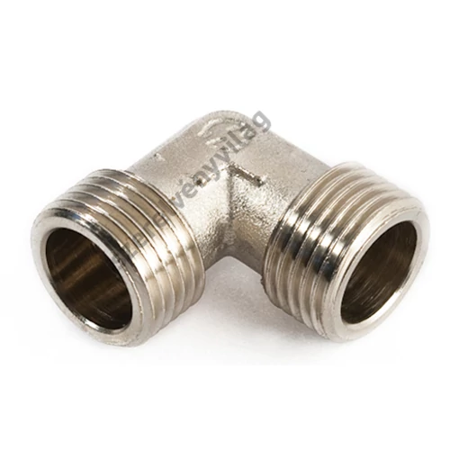 GENERAL FITTINGS nikkelezett könyök külső-külső menettel (kk) 1/2”-tól 1”-ig