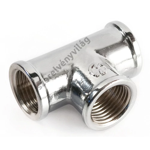 GENERAL FITTINGS polírozott T-idom 1/4"-tól 3/4"-ig