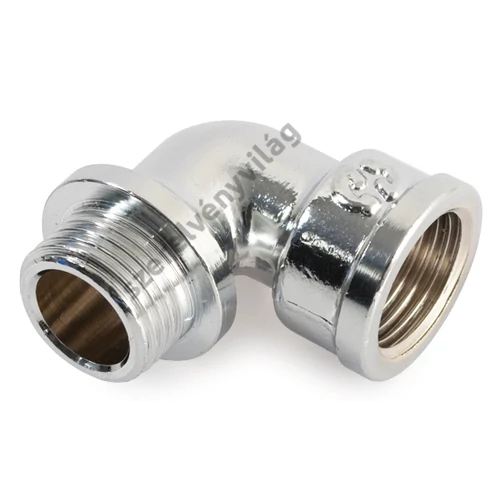 GENERAL FITTINGS polírozott, peremes könyök külső-belső menettel (kb) 1/4"-tól 1"-ig