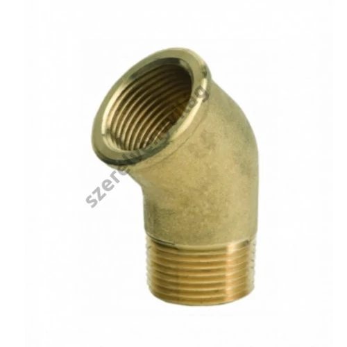 GENERAL FITTINGS réz könyök külső-belső menettel (kb) 45° 1/2"-tól 1"-ig