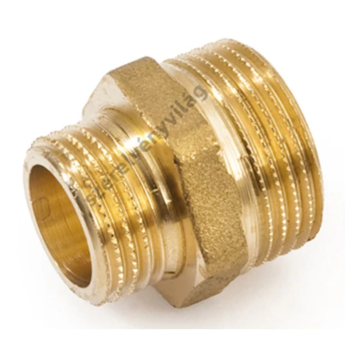 GENERAL FITTINGS réz szűkített közcsavar külső-külső menettel (kk) 1/8"-tól 3"-ig