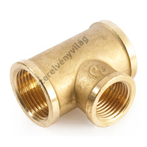 GENERAL FITTINGS réz T-idom középen szűkített 3/4"-tól 1"-ig