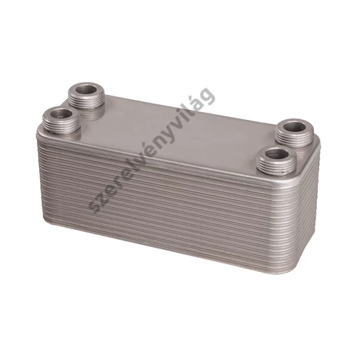 FixTrend ZB190-40 forrasztott lemezes hőcserélő, 40 lemezes, L=190mm, 4x3/4”