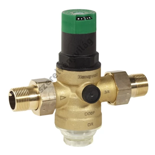 HONEYWELL nyomásszabályozó szelep, beállítóskálával D06F 1/2"-1"-ig