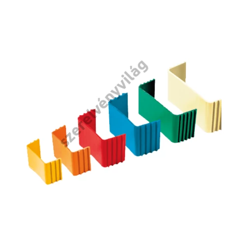 ARTIPLASTIC 09 belső rögzítő elem, bepattintható, klímacsatornához, kék, 90 x 65 mm