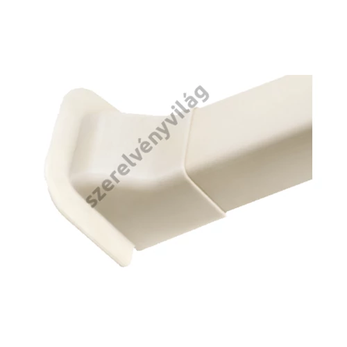 ARTIPLASTIC 09 faláttörés takaró, hosszított, klímacsatornához, fehér, 90 x 65 mm