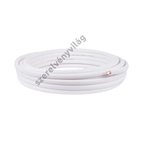 Tisztított szigetelt lágy klíma rézcső 3/8” 9.52 x 1 mm tekercsben