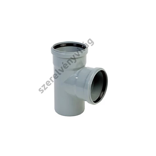 PVC lefolyó T-idom