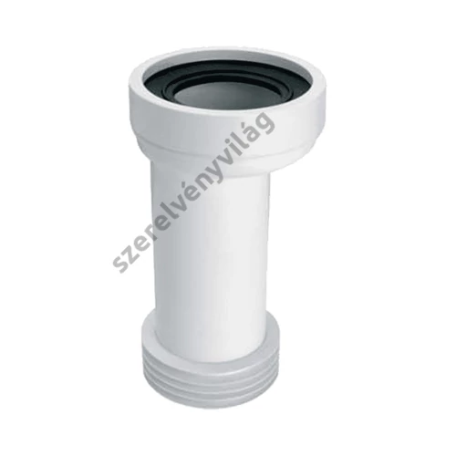 MCALPINE HC37S/WC-CON2 WC-bekötő cső, egyenes, L=260 mm, DN100/110