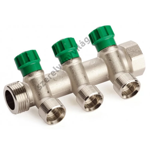 GENERAL FITTINGS szelepes osztó krómozott 1"xEK (2-4 körig)