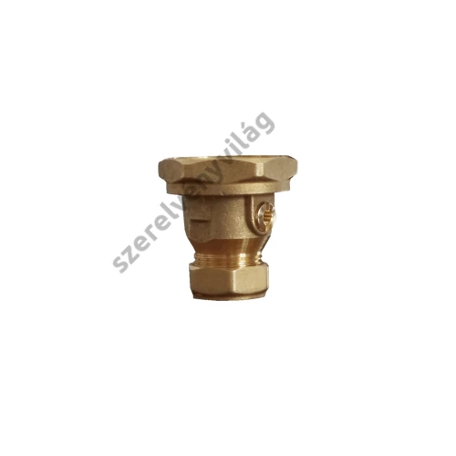 GIACOMINI R252 szivattyúcsatlakozó elzáróval, 6/4” x 22 mm