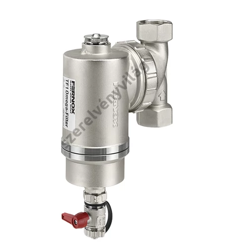 FERNOX TF1 OMEGA fémházas mágneses vízszűrő nagyobb rendszerekhez 5/4"-6/4"-ig